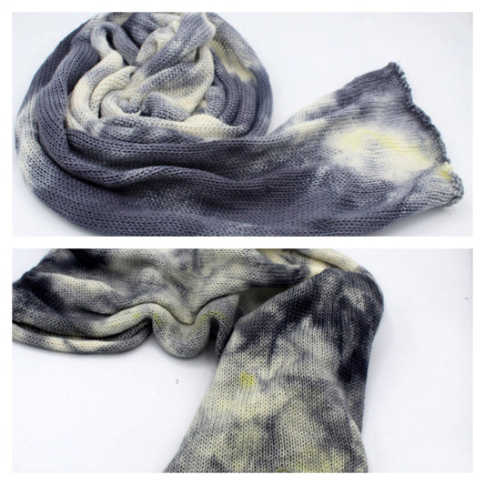 smoke screen hand dyed sock blank 460 yards