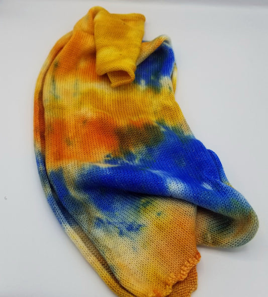 tie dyed sock blank 463 yds/100g