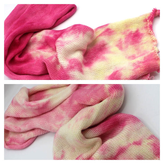 sock blank pink. white and yellow 460 yards machine washable